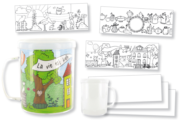 Mug à colorier